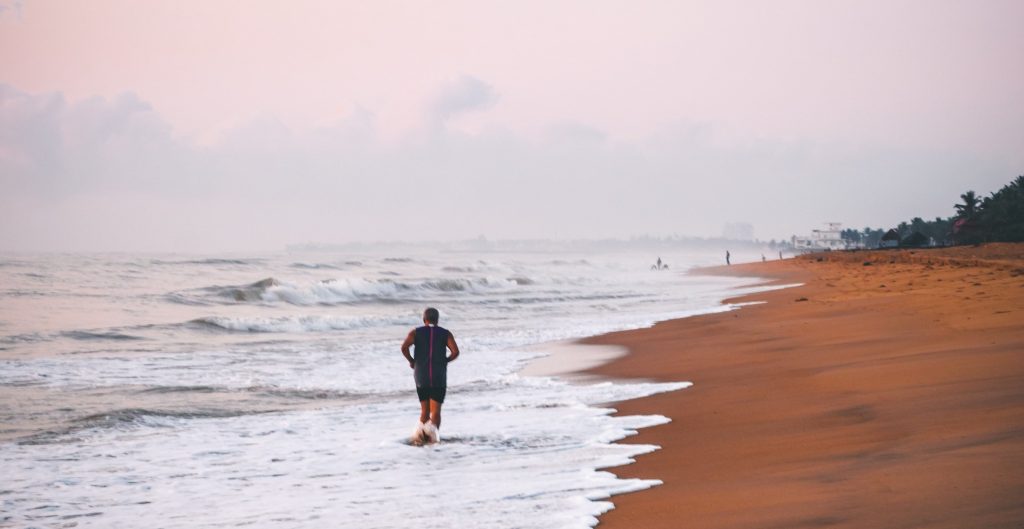 Sunset in the mountains