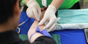 How soon can HIV be detected by a blood test?