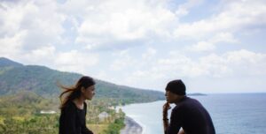 Sunset in the mountains