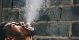 Sunset in the mountains