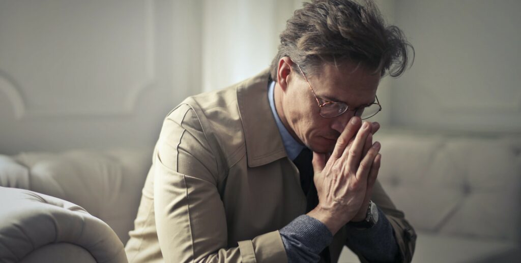 Sunset in the mountains