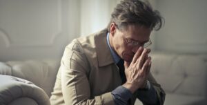 Sunset in the mountains